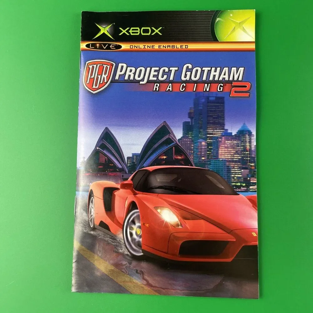 Project Gotham Racing 1 & 2 Video Game Lot (Microsoft Xbox) Complete CIB PGR